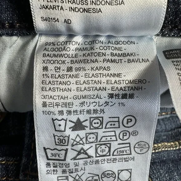 Levi's 515 Boot Cut Womens Size 10 Blue Mid Rise Jeans Denim Pants 30x30.5 - Picture 10 of 11